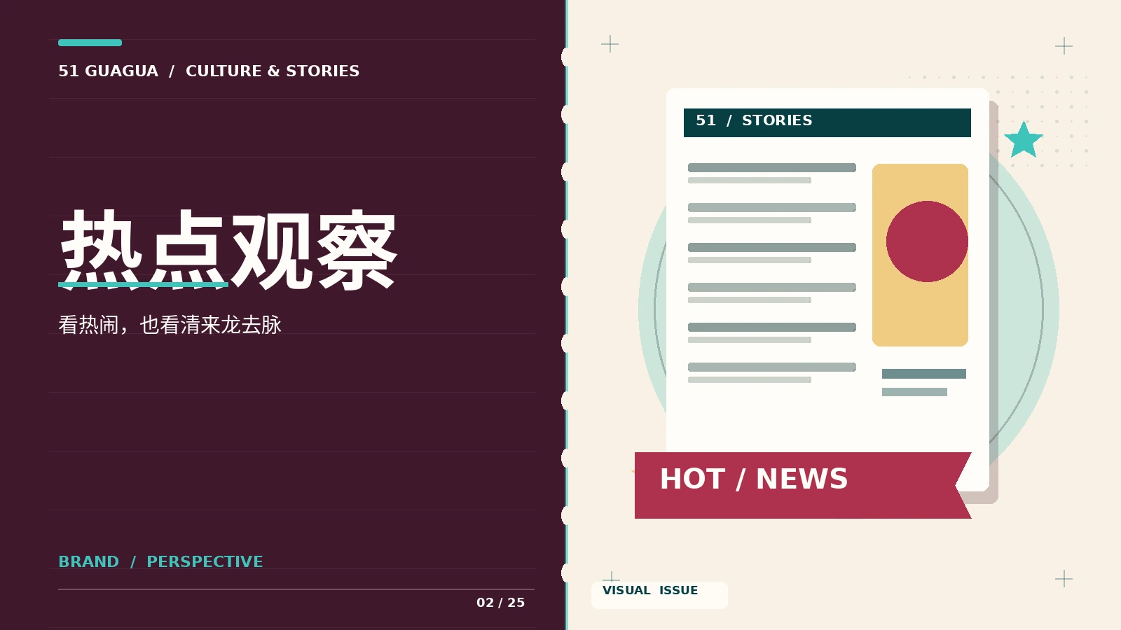 关于51吃瓜栏目主题视觉